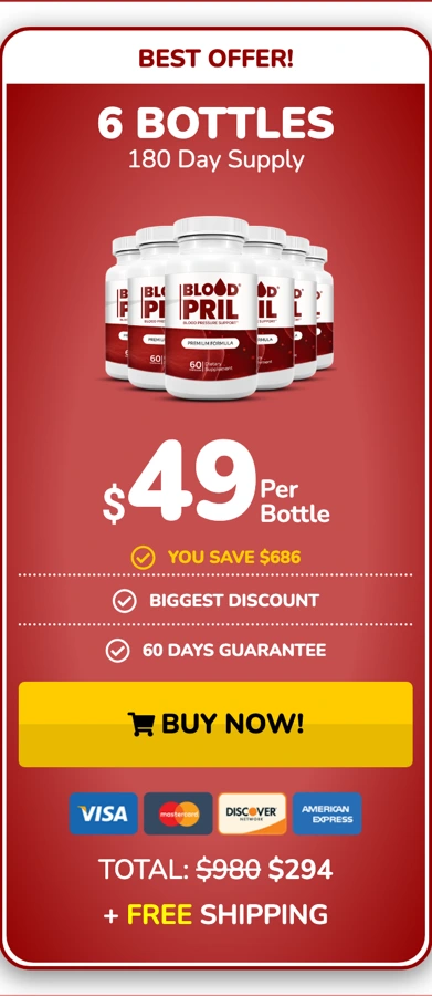BloodPril 6 bottles