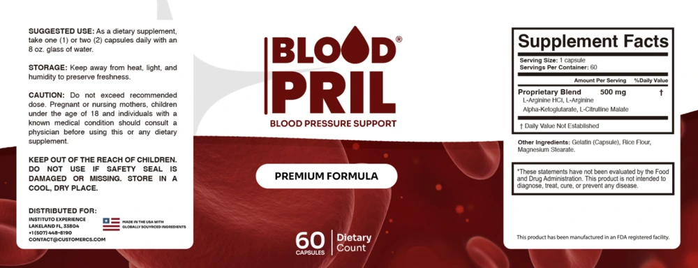 BloodPril ingredients